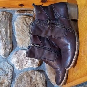 Pikolinos Brown Leather Boots